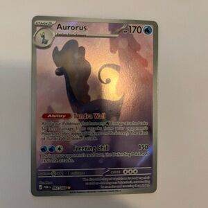Aurorus Full Art Trainer Card - Pokemon perfect order 92/88